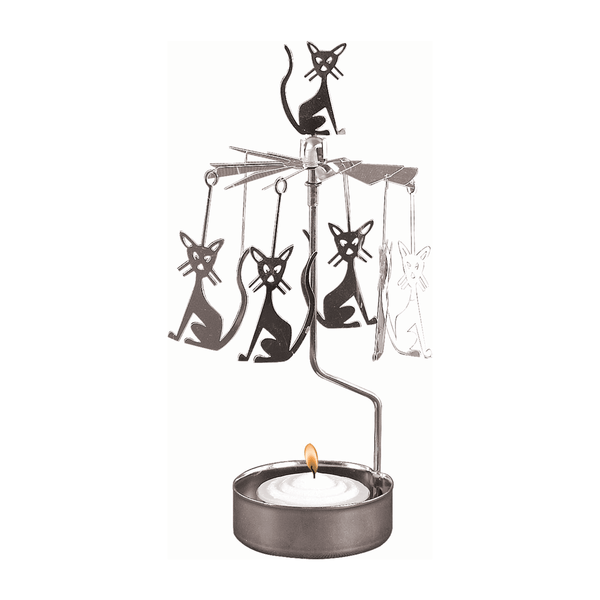 Rotary candle holder - Cat