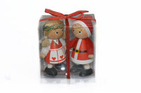 Christmas couple in pack
