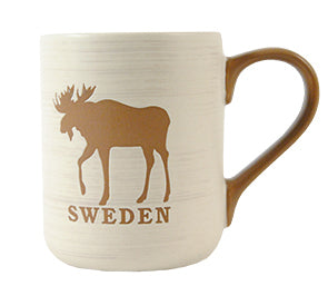 Mug - Älg brown Ceramic