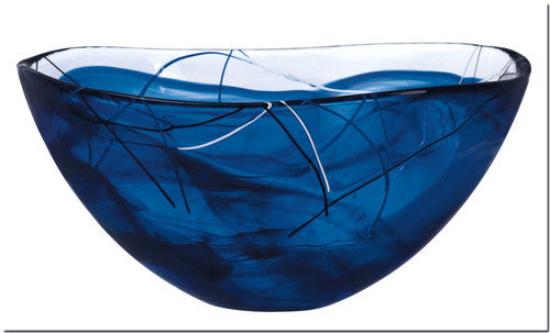 Kosta Boda - Contrast bowl Big (Blue)