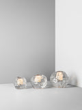 Kosta Boda - Snowball candle holder 3-pack