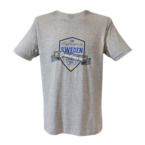 T-shirt Shield Sweden Grey Adult