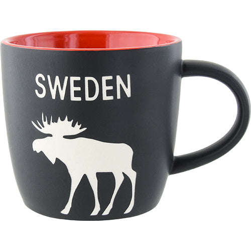 Mug Sweden Black/Red