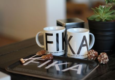 Fika - Black Mug
