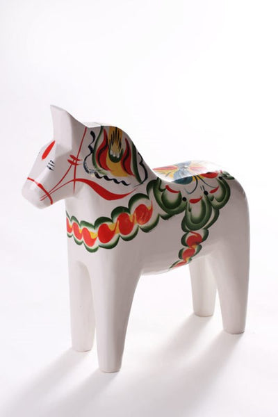 Dala Horse - White (5cm to 30cm)
