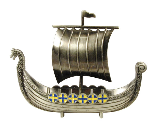 Metal Viking ship