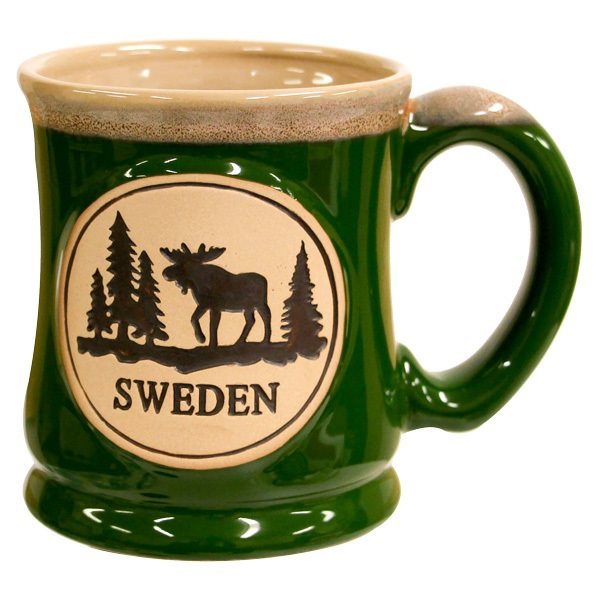 Mug - Green Moose