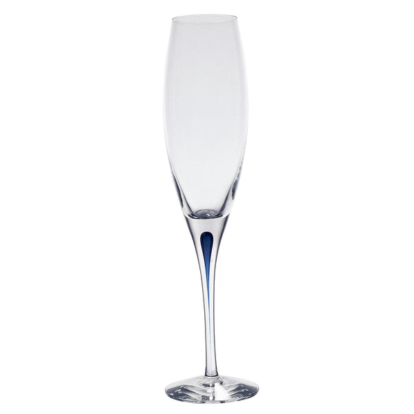 Orrefors - Intermezzo champagne glass 26cl Blue