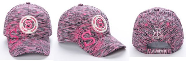 Robin Ruth - Cap Pink & Grey with Sweden logo