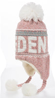 Robin Ruth - Winter cap Pink with Sweden