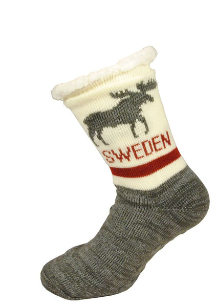 Socks - Winter socks Gray Moose Sweden