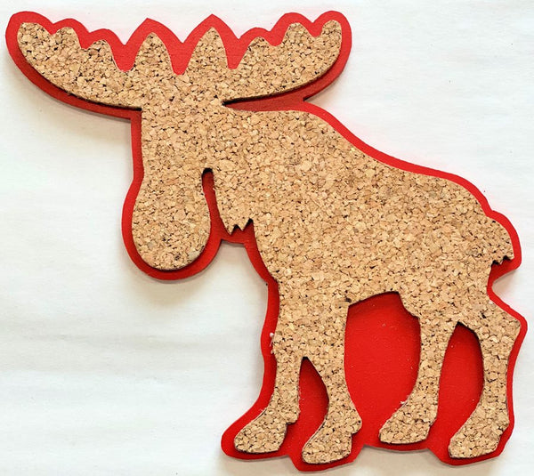 Pot Holder - Moose Cork 20cm Hot plate