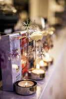Rotary candle holder - Snow Flake
