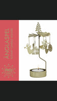 Rotary candle holder - Deco Gold