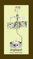 Rotary candle holder - Moose in Forest