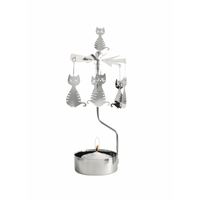 Rotary candle holder - Dodgy Cat