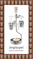 Rotary candle holder - Owl