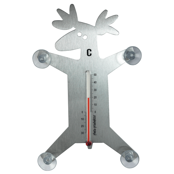 Thermometer - Moose Silver
