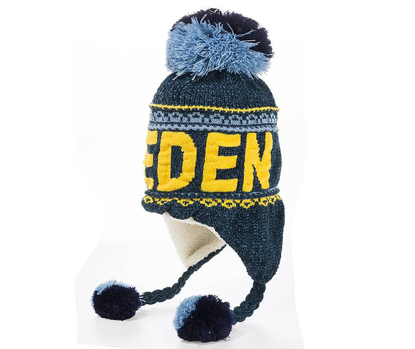 Robin Ruth - Winter Cap Blue/Yellow Sweden