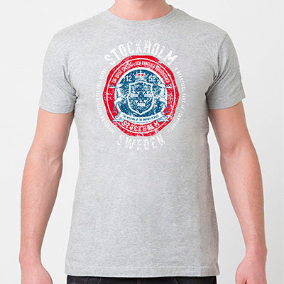 T-shirt 1751 Stockholm Sweden Grey