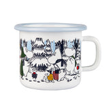 Moomin Muurla - Enamel Winter forest 2.5 dl