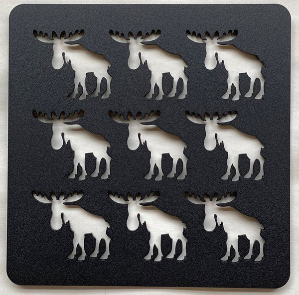 Pot Holder - POTRACK 9 MOOSES 18X18CM BLACK