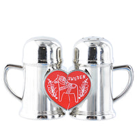 SALT & PEPPER SET, HEART DALA HORSE SWE