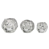 Kosta Boda - Snowball Votive - 3 Pack Set - Ann Wärff