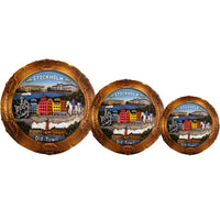 PLATE 3D STOCKHOLM , OLD TOWN 20CM