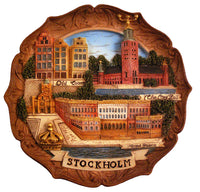 PLATE 3D STOCKHOLM , 21CM