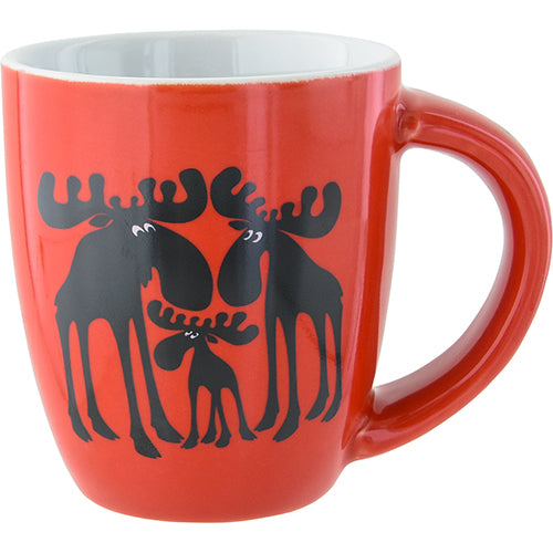 Mug - Espresso MOOSE TRIO SWEDEN, RED