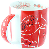 Mug - DALA HORSE KURBITS SWE RED, 37CL