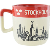 Mug -  STOCKHOLM, TWO TONES DARK RED