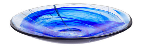 Kosta Boda - Contrast Dish Blue
