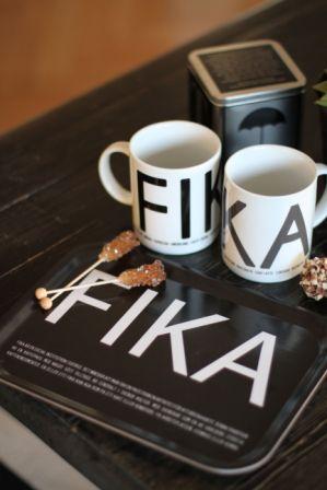 Fika - Black Tray