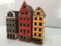 Hand Made Gamla Stan Tea-Light (Small-Green)