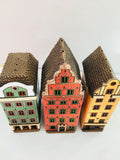 Hand Made Gamla Stan Tea Light (Large-Yellow)