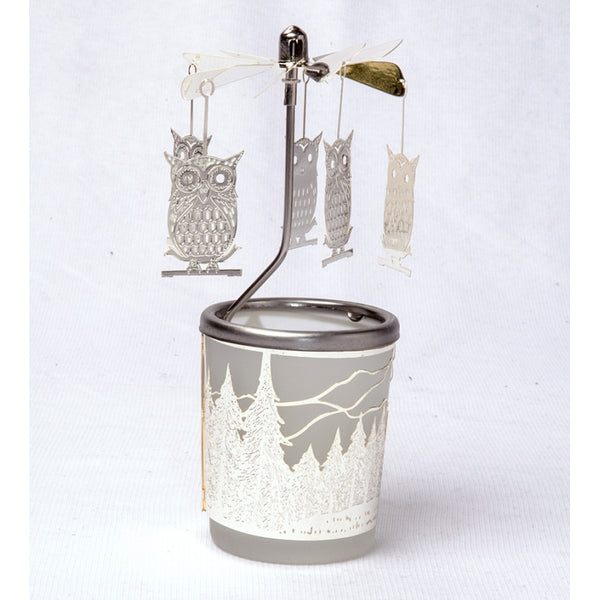 Glass Karusell-Tea light