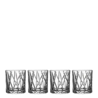 Orrefors City Old Fashioned, Set of 4