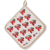 Pot Holder - Dala Horses