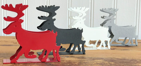 NAPKINRACK - REINDEER 11CM Silver