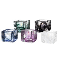 Kosta Boda - Brick candle block (Purple)