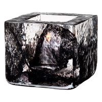 Kosta Boda - Brick candle block (Black)