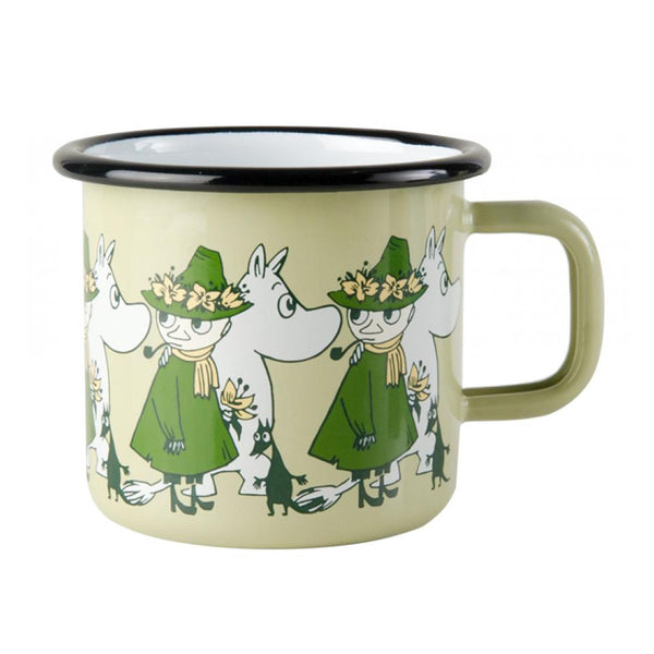 Moomin Muurla - Enamel Snufkin and Moomin 3.7 dl