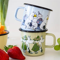 Moomin Muurla - Enamel Snufkin and Moomin 3.7 dl