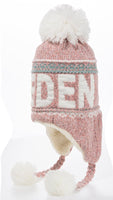 Robin Ruth - Winter cap Pink with Sweden