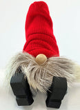 Christmas - SANTA REINDEERSK LEGS 14CM RED