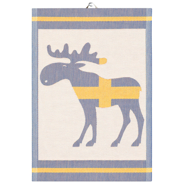 Ekelund - Weavers Swedish Moose Tea Towel, 14 x 20 inches
