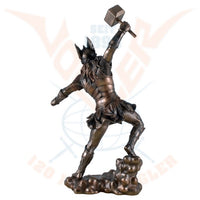 Thor Norse god of thunder bronze